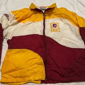 Mens Large USC windbreaker